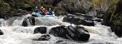 Whitewater rafting